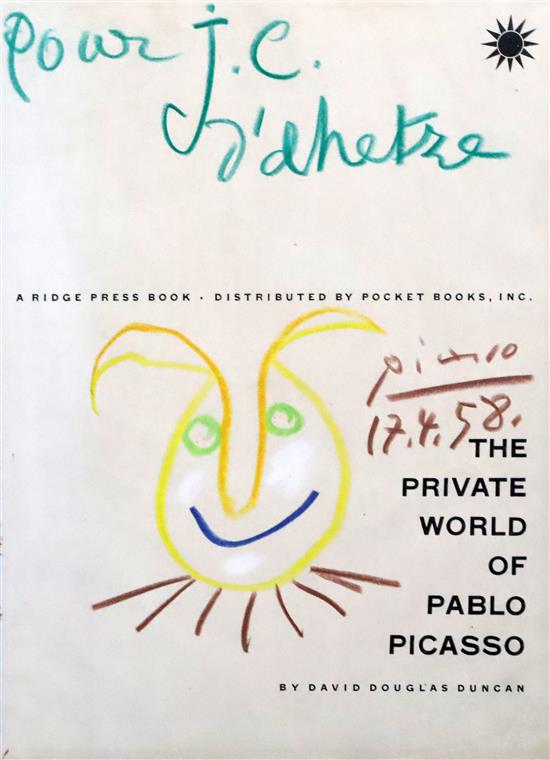 § Pablo Picasso (1881-1973) Tete de faune, 11 x 8in.